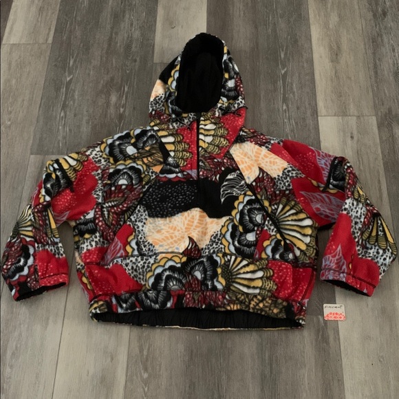 FP MOVEMENT Wild And Free Printed Fleece Pullover NWT - Picture 5 of 7